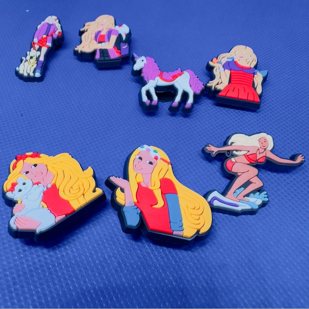 Barbie doll croc charms shoe decoration 807
